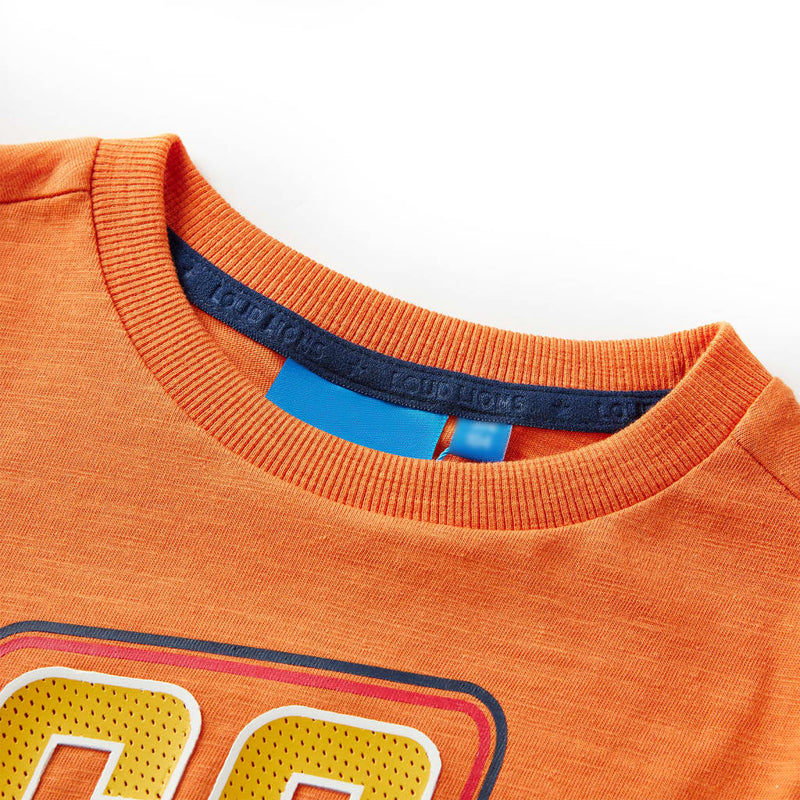 Afbeelding laden in galerijviewer, VidaXL Kindershirt met lange mouwen 140 donkeroranje
