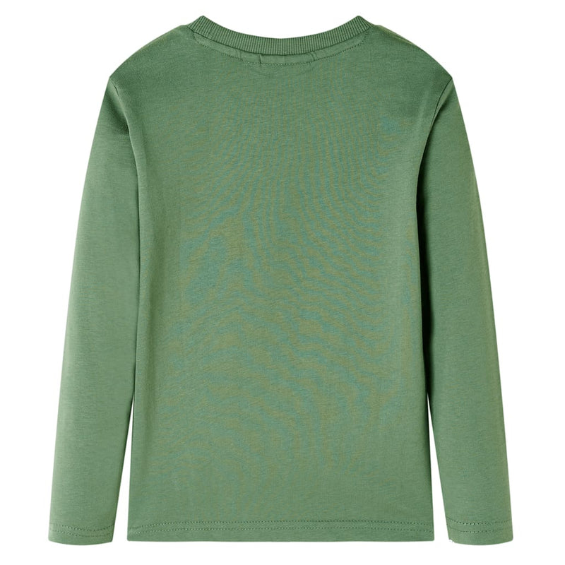 Afbeelding laden in galerijviewer, VidaXL Kindershirt met lange mouwen 140 lichtkakikleurig
