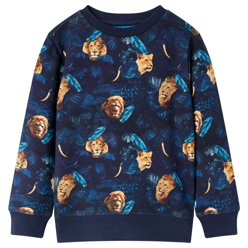 Afbeelding laden in galerijviewer, Vidaxl kindertrui 116 marineblauw
