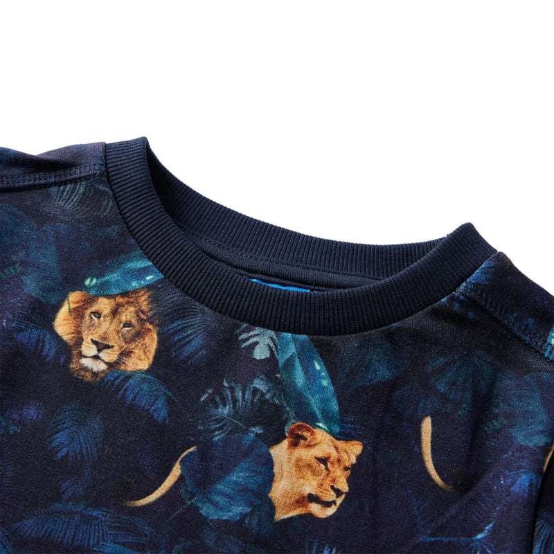 Afbeelding laden in galerijviewer, Vidaxl kindertrui 116 marineblauw
