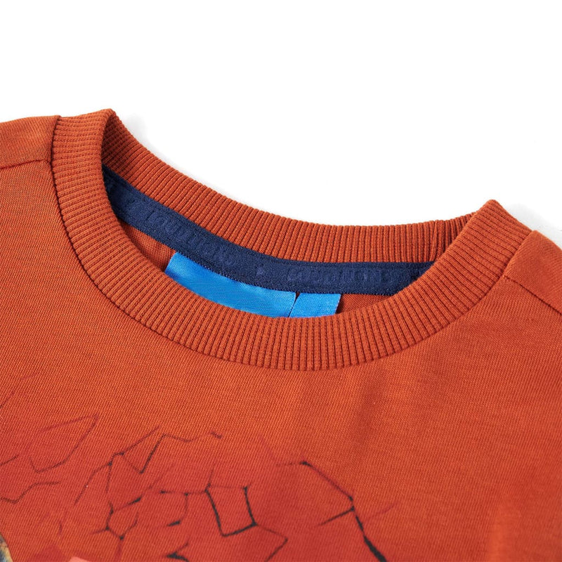 Afbeelding laden in galerijviewer, Vidaxl kindershirt met lange mouwen 116 lichtroestkleurig
