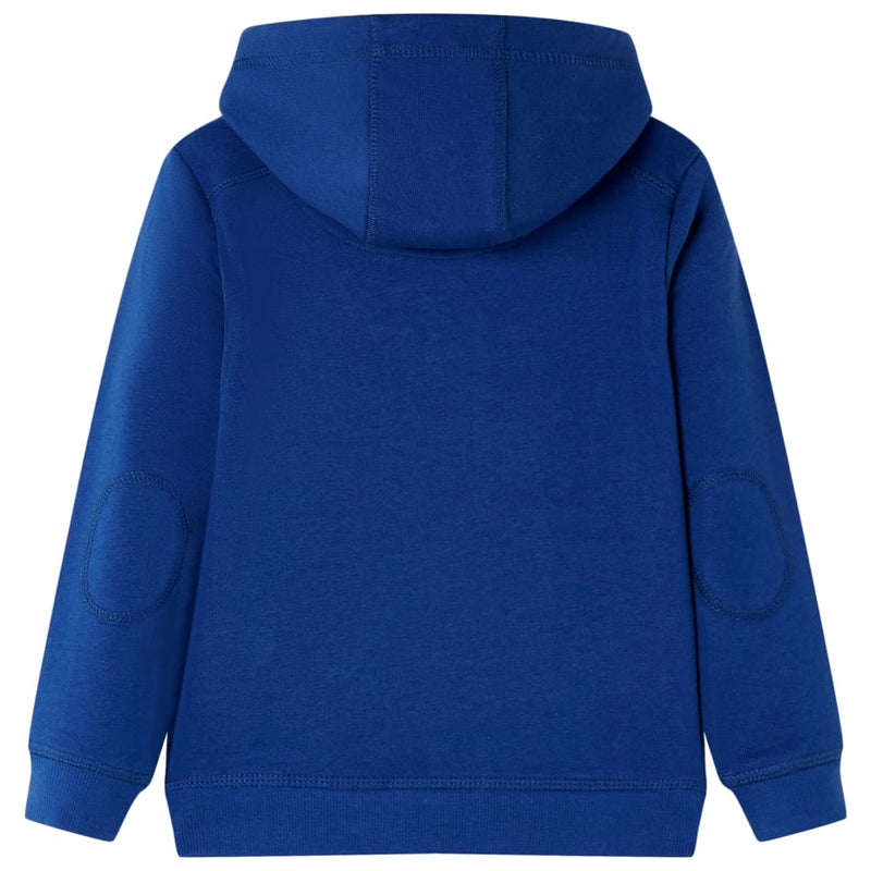 Afbeelding laden in galerijviewer, Vidaxl kindertrui met capuchon 116 donkerblauw
