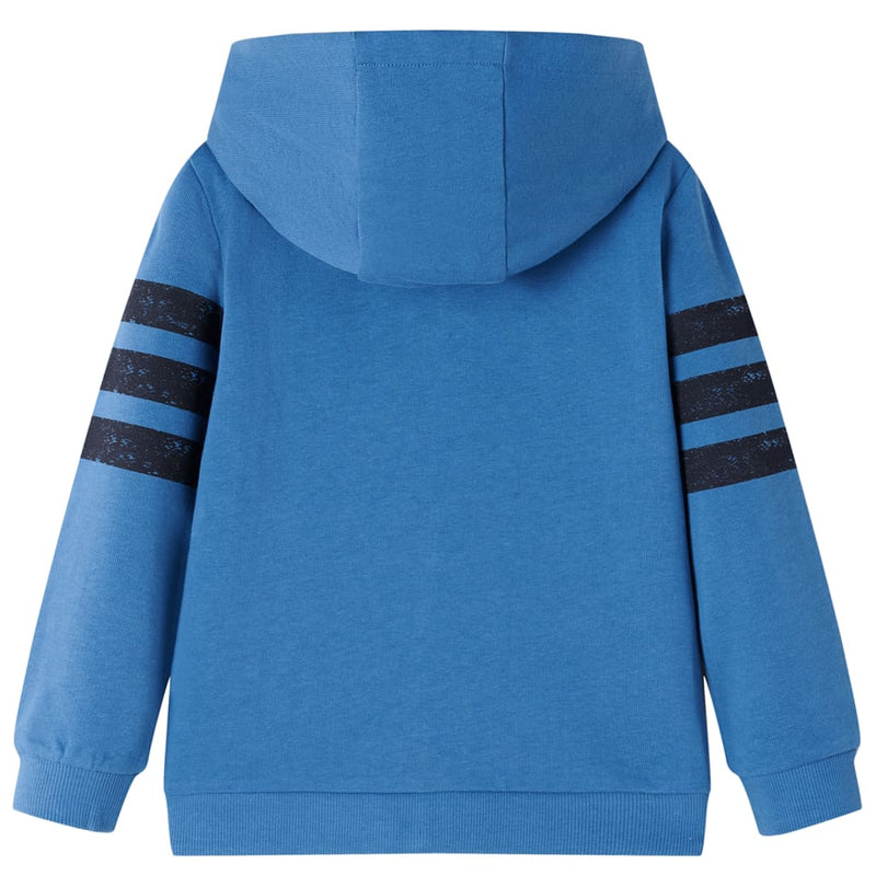 Afbeelding laden in galerijviewer, VidaXL Kindervest met capuchon 92 blauw
