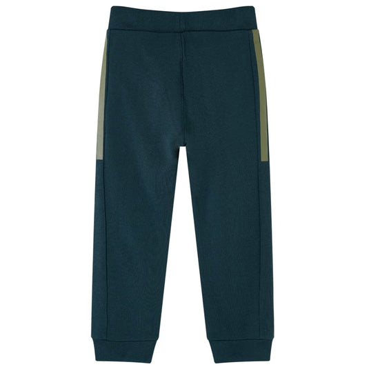 Vidaxl kinderjoggingbroek met trekkoord 140 mosgroen