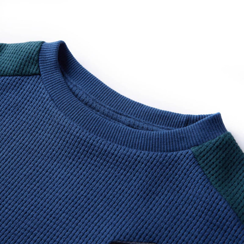 Afbeelding laden in galerijviewer, Vidaxl kindertrui 128 marineblauw
