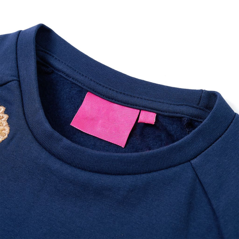 Afbeelding laden in galerijviewer, Vidaxl kindertrui 128 marineblauw
