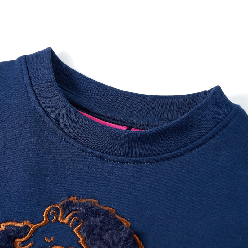 Afbeelding laden in galerijviewer, Vidaxl kindertrui 128 marineblauw
