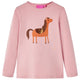 Vidaxl kindershirt met lange mouwen 92 lichtroze
