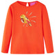 Vidaxl kindershirt met lange mouwen 140 donkeroranje