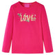 VidaXL Kindershirt met lange mouwen 140 felroze