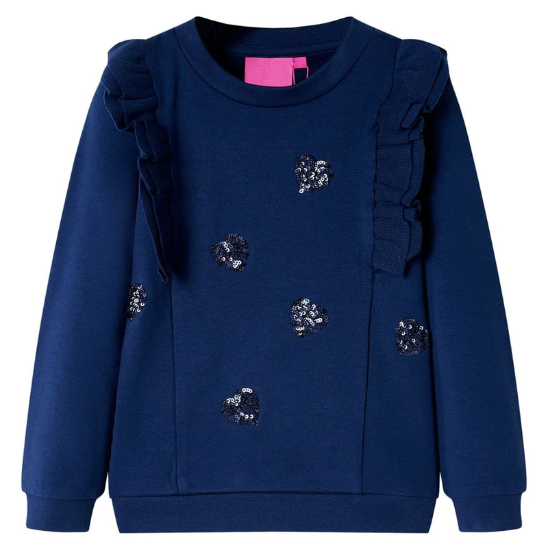 Afbeelding laden in galerijviewer, Vidaxl kindertrui 128 marineblauw
