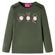 VidaXL Kindershirt met lange mouwen 116 kakikleurig
