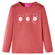 Vidaxl kindershirt met lange mouwen 140 rozebruin