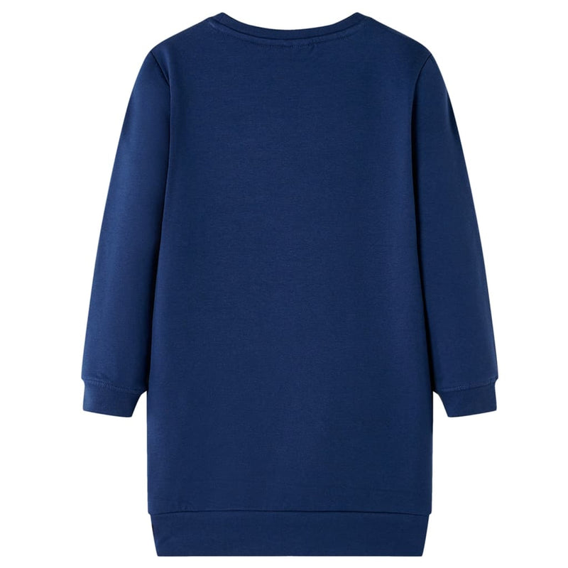 Afbeelding laden in galerijviewer, Vidaxl kinderjurk 116 marineblauw
