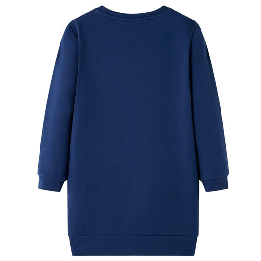 VidaXL Kinderjurk 140 marineblauw