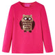 VidaXL Kindershirt met lange mouwen 128 felroze