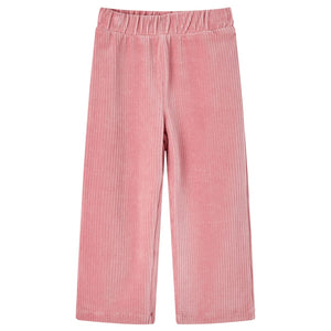 Vidaxl kinderbroek 116 ribfluweel lichtroze