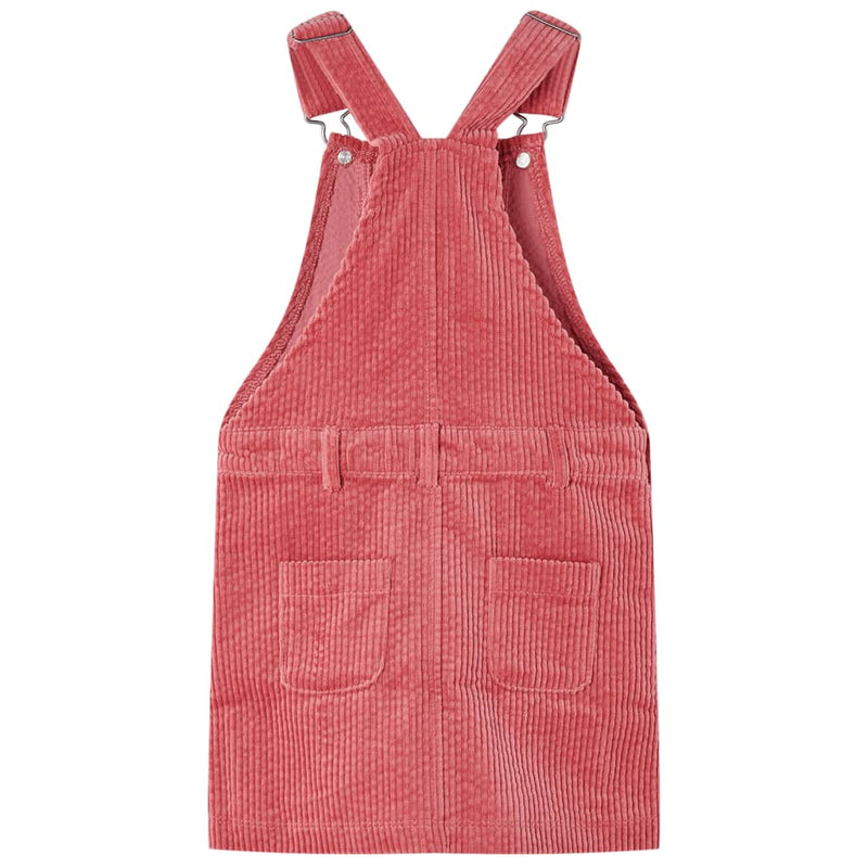 Afbeelding laden in galerijviewer, VidaXL Kindertuinjurk 116 ribfluweel roze
