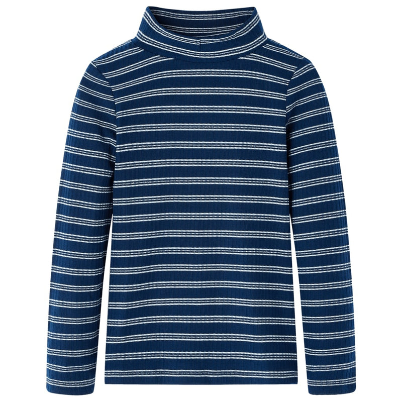 Afbeelding laden in galerijviewer, VidaXL Kindershirt met lange mouwen 92 marineblauw
