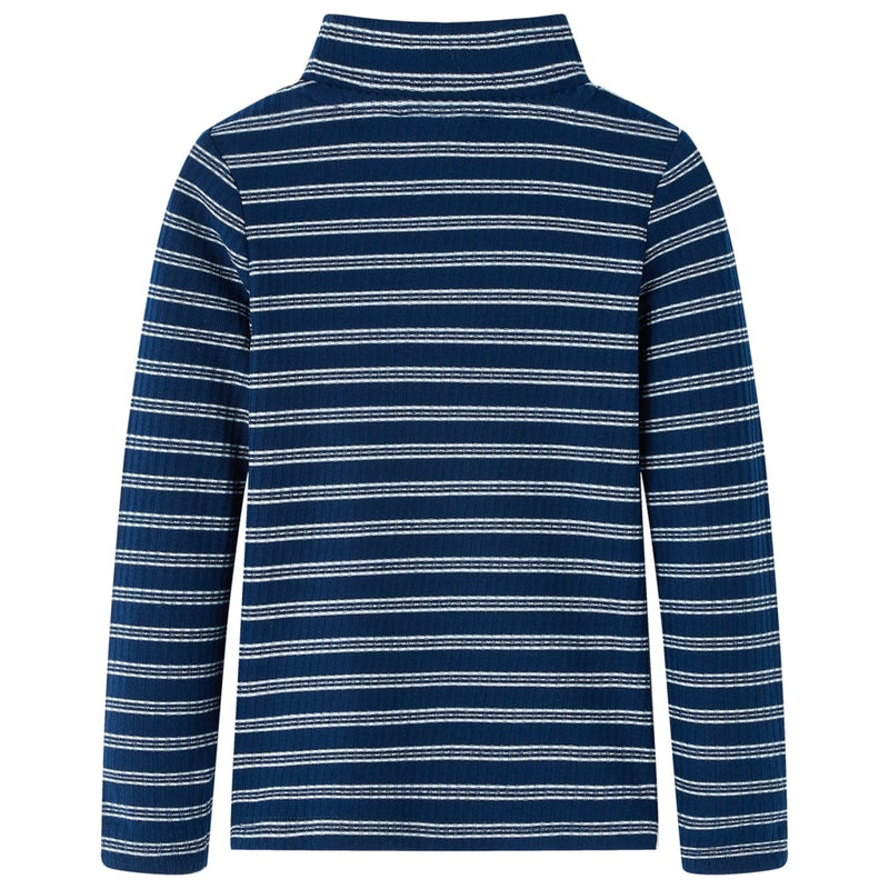 Afbeelding laden in galerijviewer, VidaXL Kindershirt met lange mouwen 92 marineblauw
