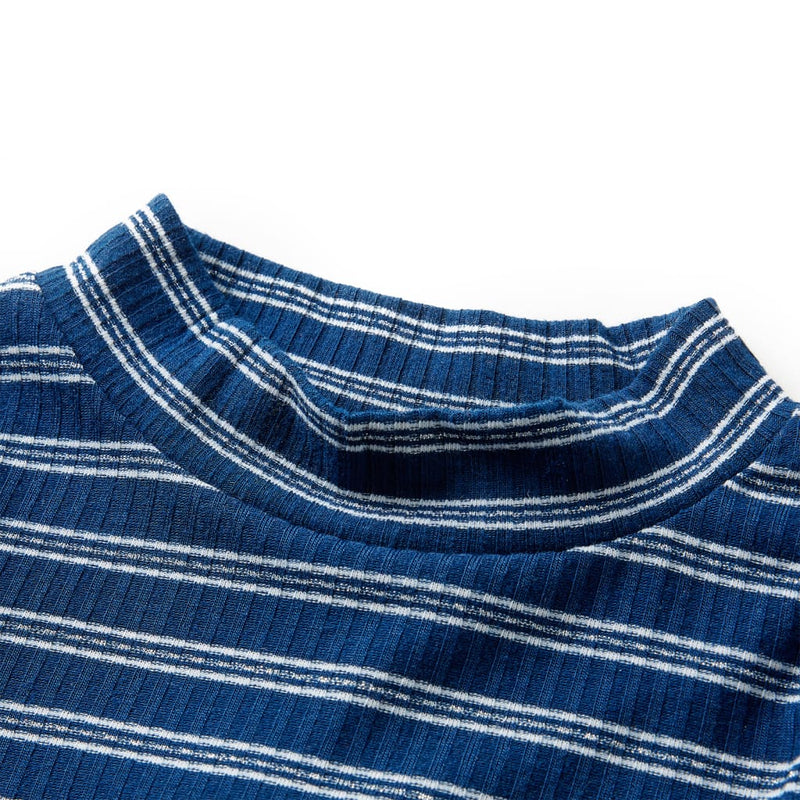 Afbeelding laden in galerijviewer, VidaXL Kindershirt met lange mouwen 92 marineblauw
