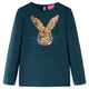 Vidaxl kindershirt met lange mouwen 92 donkergroen