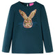 Vidaxl kindershirt met lange mouwen 116 donkergroen