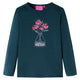 Vidaxl kindershirt met lange mouwen 104 donkergroen