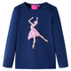 Vidaxl kindershirt met lange mouwen 116 marineblauw