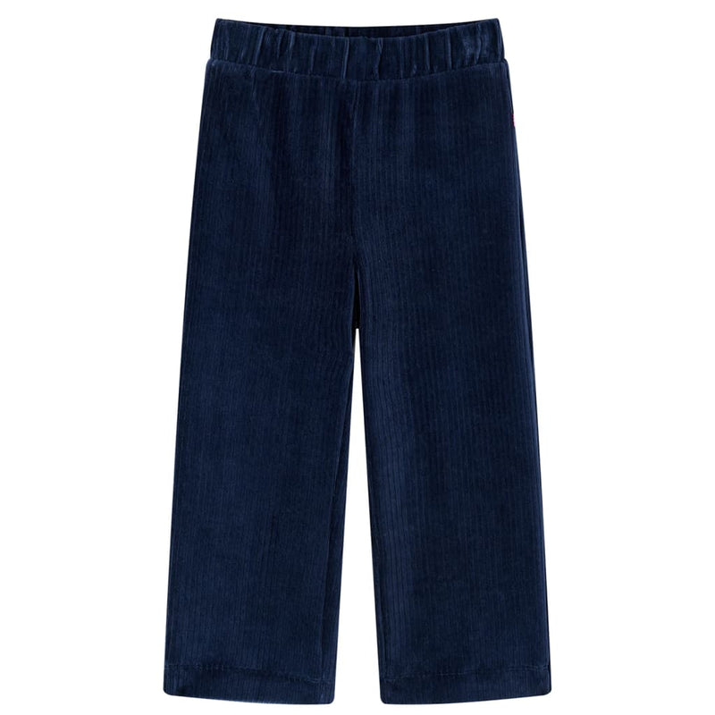 Afbeelding laden in galerijviewer, VidaXL Kinderbroek 116 ribfluweel marineblauw
