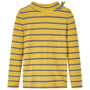 VidaXL Kindershirt met lange mouwen 104 okerkleurig