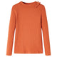 Vidaxl kindershirt met lange mouwen 104 oranjebruin