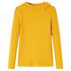 VidaXL Kindershirt met lange mouwen 140 okerkleurig