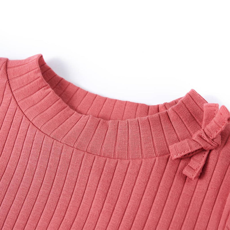 Afbeelding laden in galerijviewer, Vidaxl kindershirt met lange mouwen 104 oudroze
