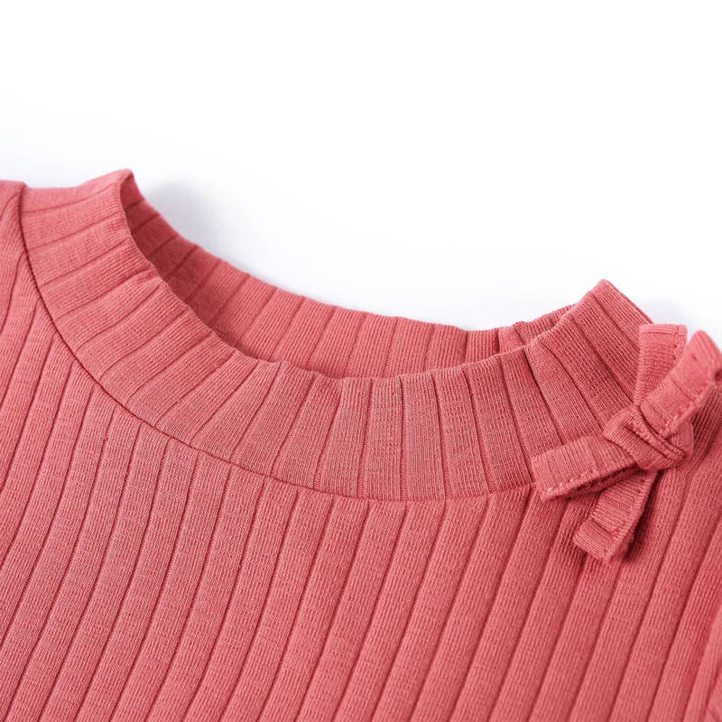 Afbeelding laden in galerijviewer, VidaXL Kindershirt met lange mouwen 140 oudroze
