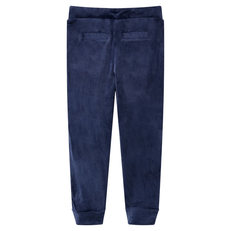 Afbeelding laden in galerijviewer, Vidaxl kinderjoggingbroek 140 marineblauw
