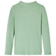 Vidaxl kindershirt met lange mouwen lage col 140 donkermintkleurig