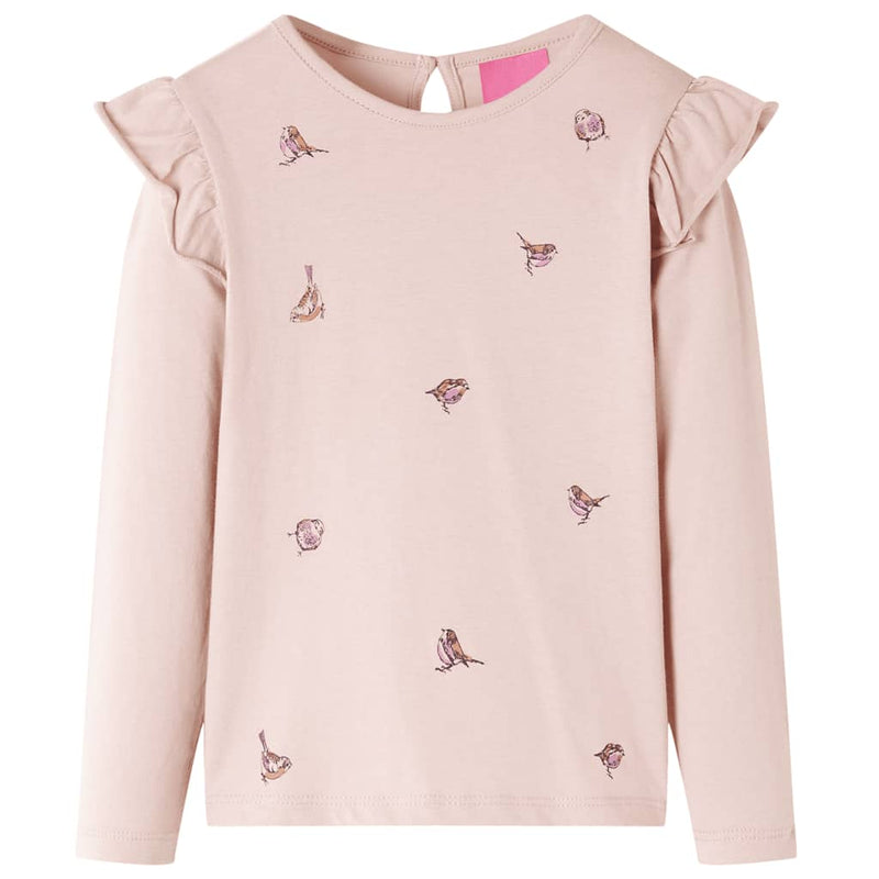 Afbeelding laden in galerijviewer, VidaXL Kindershirt met lange mouwen 104 roze
