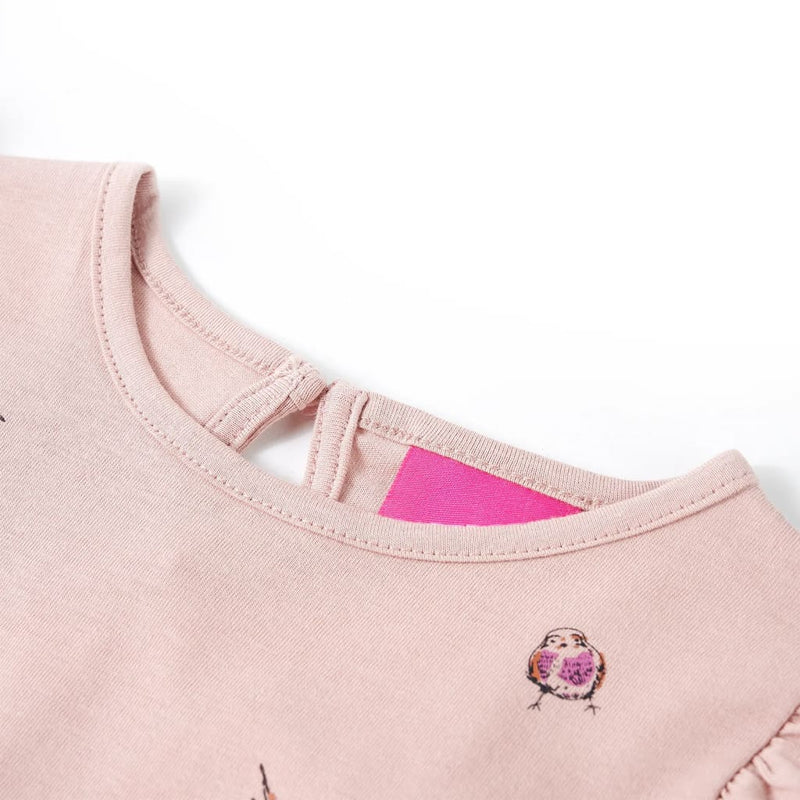 Afbeelding laden in galerijviewer, VidaXL Kindershirt met lange mouwen 104 roze
