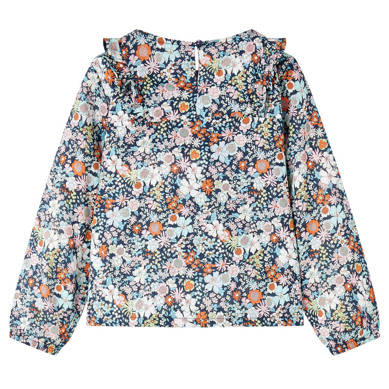 Afbeelding laden in galerijviewer, Vidaxl kindershirt met lange mouwen 116 donkerblauw
