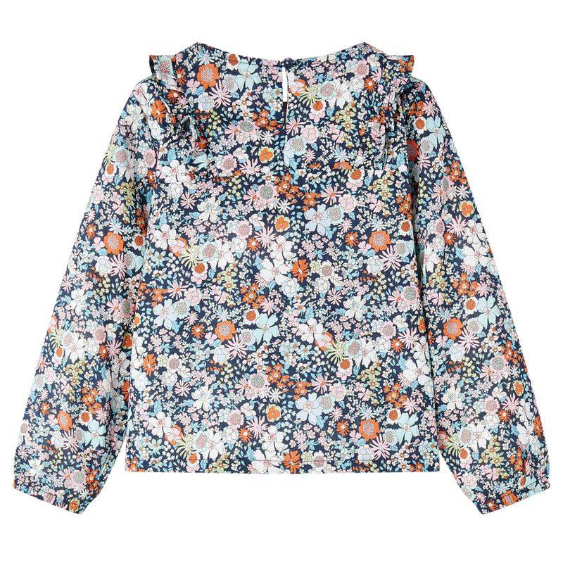 Afbeelding laden in galerijviewer, Vidaxl kindershirt met lange mouwen 140 donkerblauw
