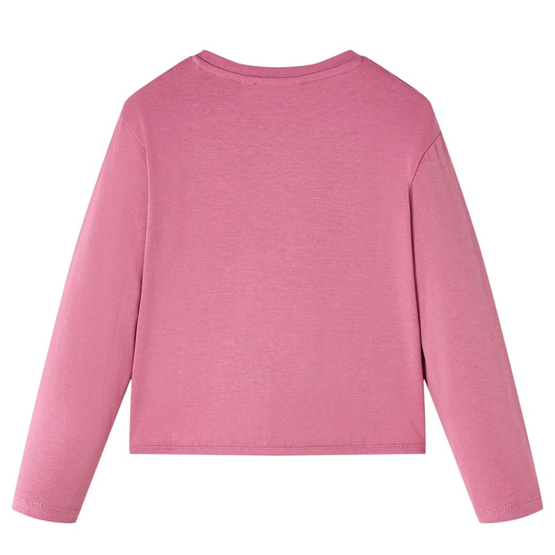Afbeelding laden in galerijviewer, Vidaxl kindershirt met lange mouwen 116 frambooskleurig
