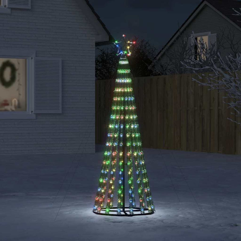 Afbeelding laden in galerijviewer, Vidaxl led-kerstboom 275 leds kleurrijk 180 cm
