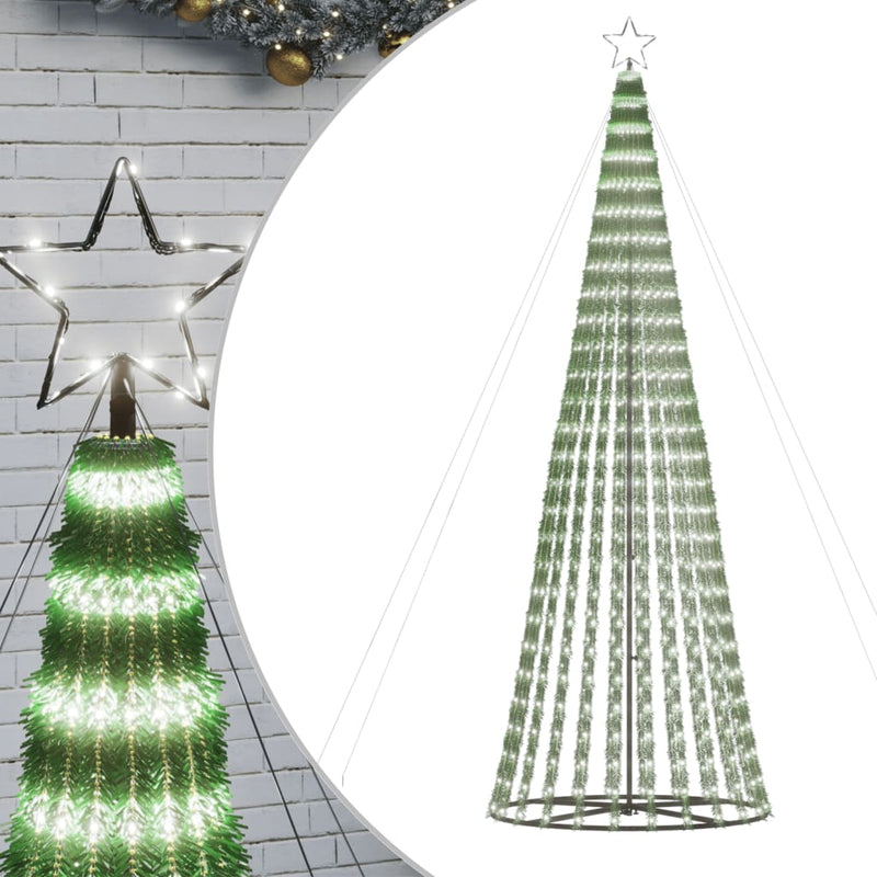 Afbeelding laden in galerijviewer, Vidaxl led-kerstboom 688 leds koud wit 300 cm

