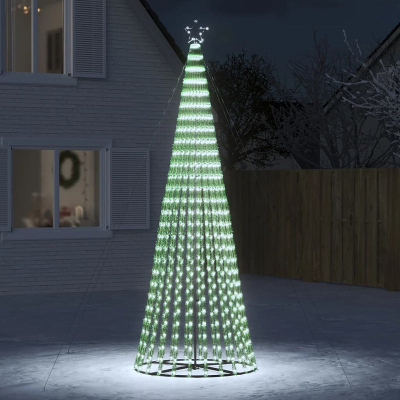 Afbeelding laden in galerijviewer, Vidaxl led-kerstboom 688 leds koud wit 300 cm
