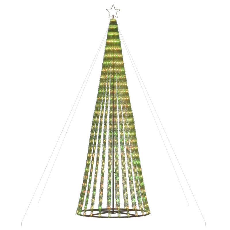 Afbeelding laden in galerijviewer, Vidaxl led-kerstboom 688 leds kleurrijk 300 cm
