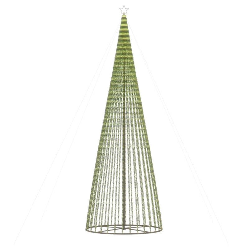 Afbeelding laden in galerijviewer, Vidaxl led-kerstboom 1544 leds 500 cm warm wit
