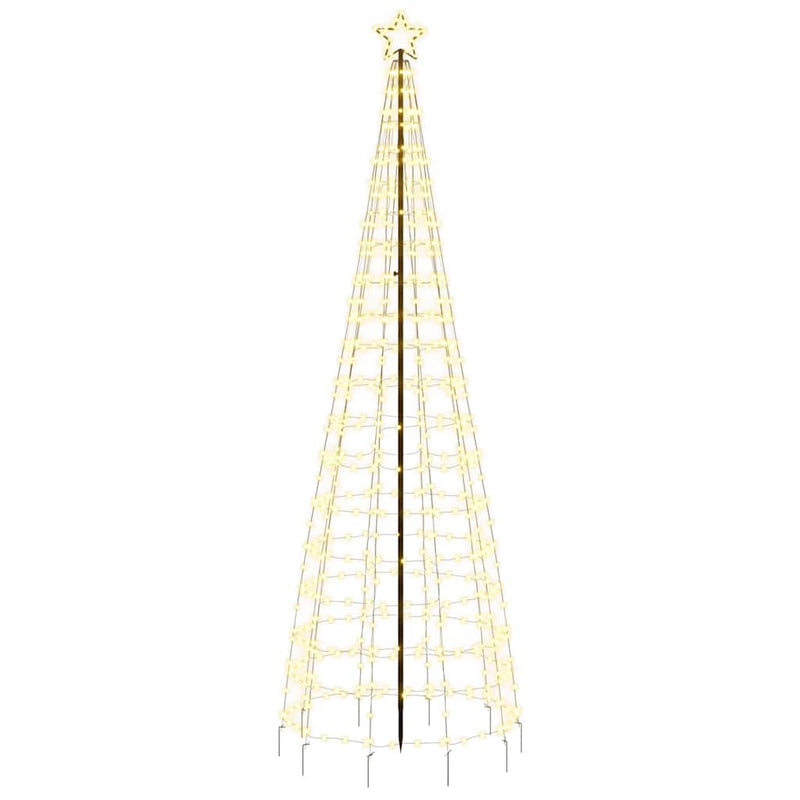Afbeelding laden in galerijviewer, Vidaxl led-kerstboom met spikes 570 leds warm wit 300 cm
