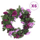 Vidaxl bloemenslingers 6 st 250 cm lente lichtpaars