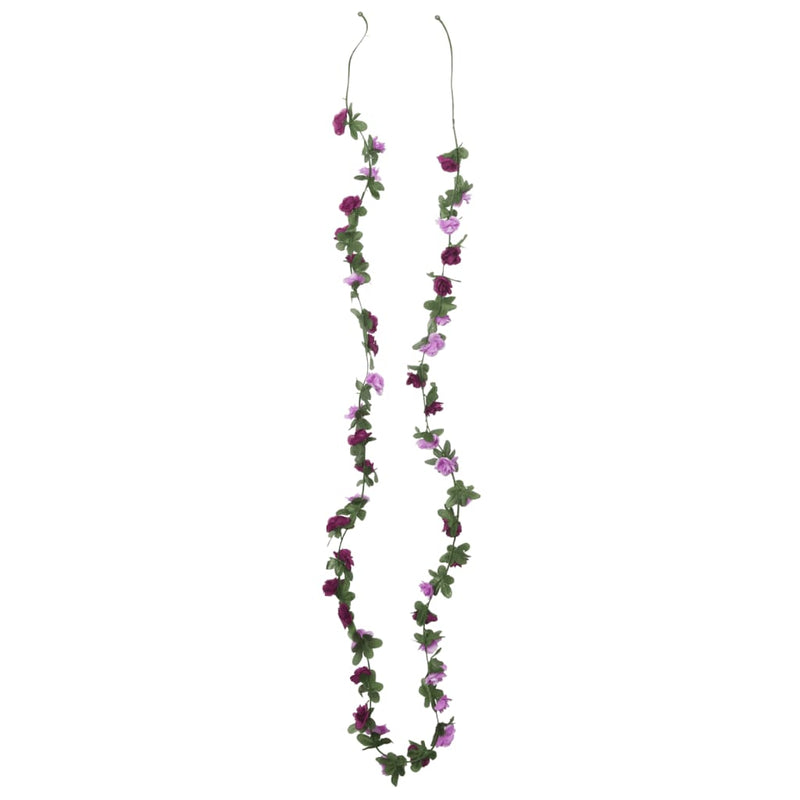 Afbeelding laden in galerijviewer, Vidaxl bloemenslingers 6 st 250 cm lente lichtpaars
